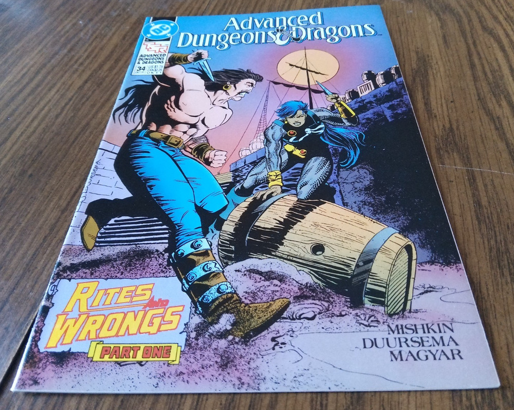 Advanced Dungeons & Dragons #34 October 1991 DC Comics